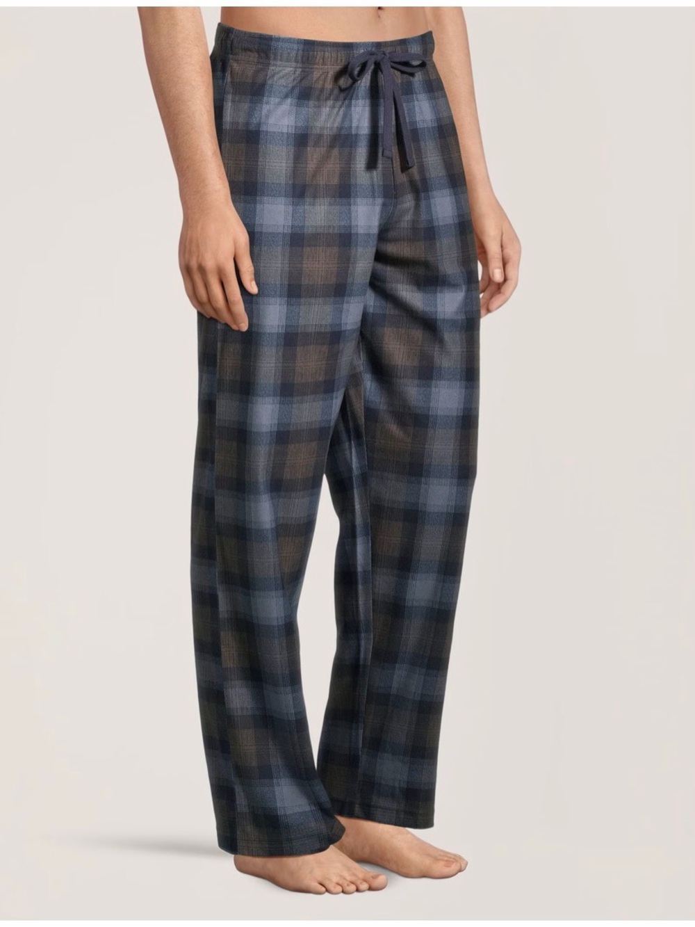 NWT Wind River Men's Blue Plaid Soft Lounge PJ Pants - Relaxed Fit